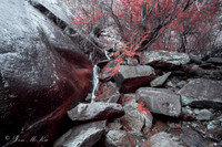 Blowering Cliffs Waterfall 2 IR Chrome