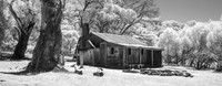 Oldfields Hut IR Pano B&W