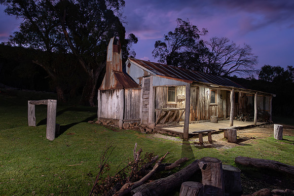 Oldfields Hut -  Blue Hour