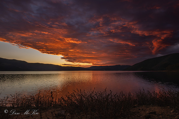 Blowering Sunset- Log Bridge-1