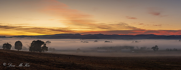 Foggy Start On The Gocup Road.